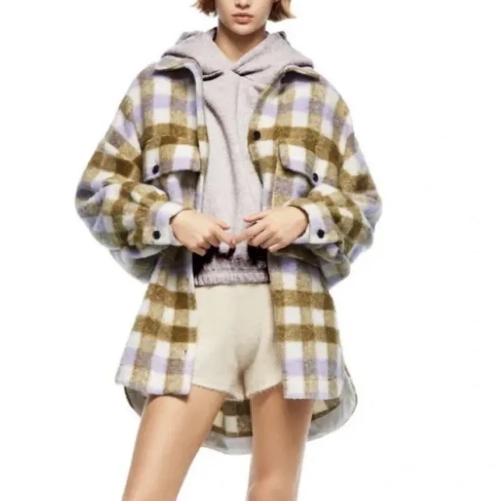 Zara Oversized Shacket XS-S